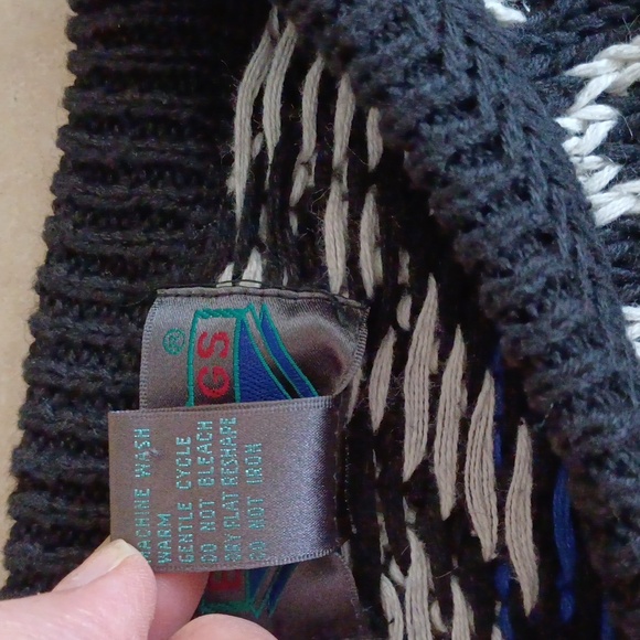 Etchings vintage Handknit crewneck sweater ramie & cotton L - Picture 9 of 13